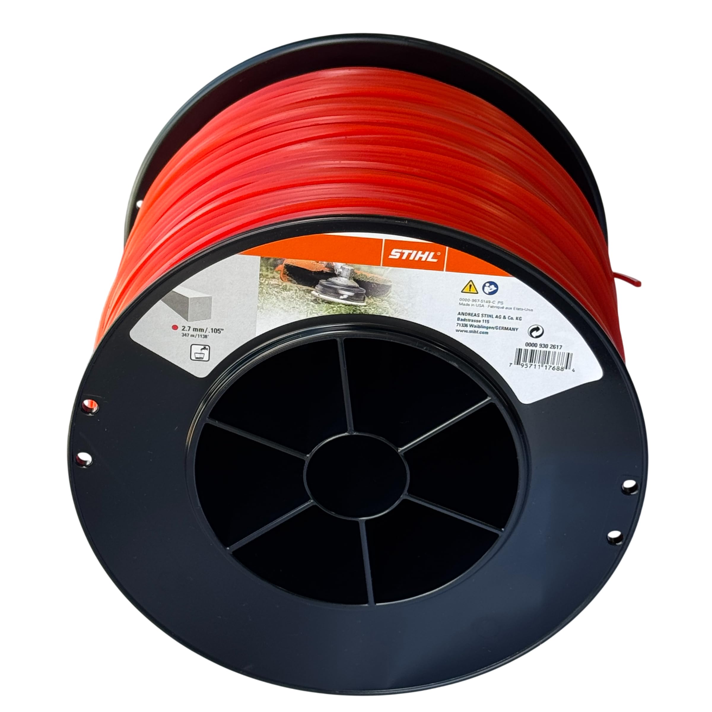 Amazon.com: Stihl Genuine 0000 930 2617 2.7mm x 358m Square Line